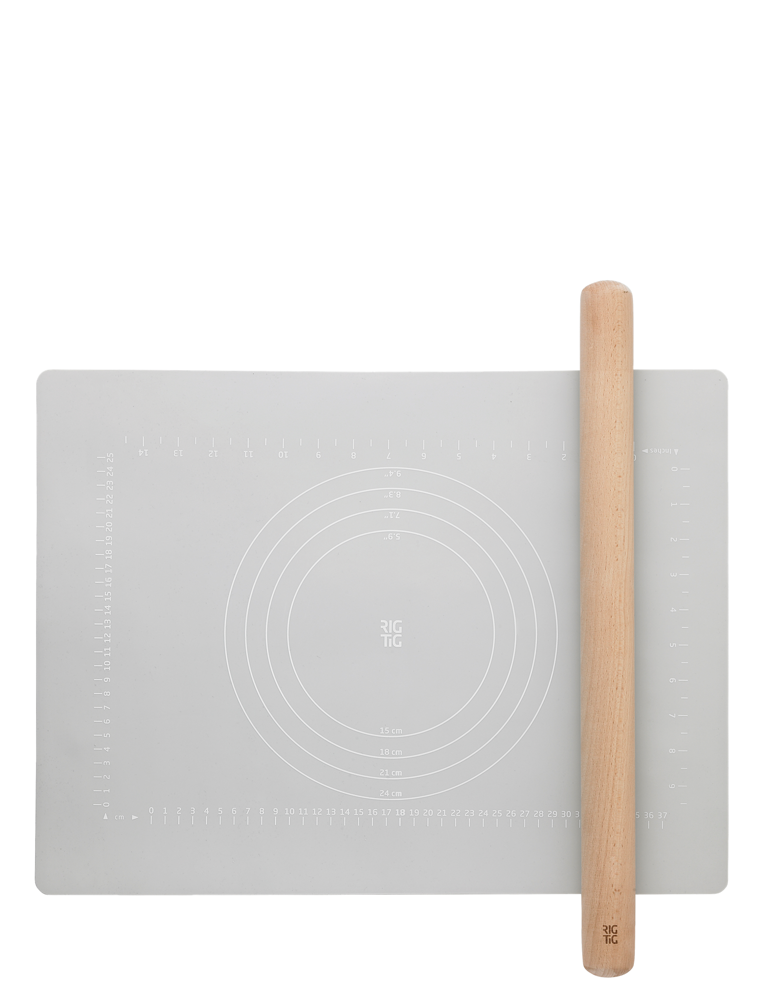 RIG TIG BAKE IT rolling pin and baking mat