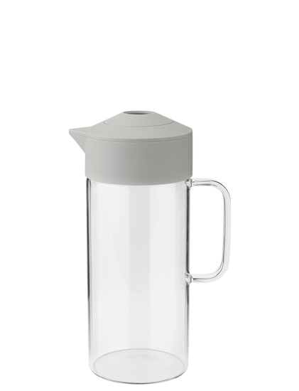 OL Z00054 1 PIP Jug With Lid Light Grey