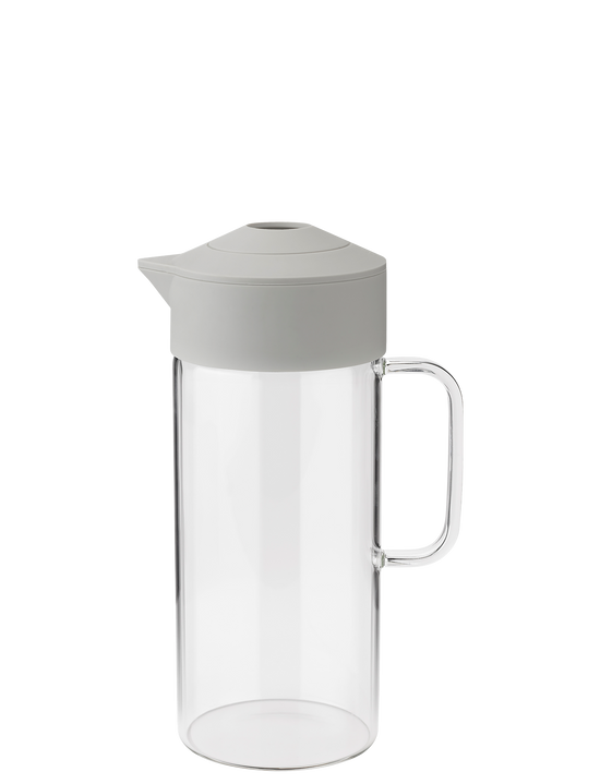 OL Z00054 1 PIP Jug With Lid Light Grey