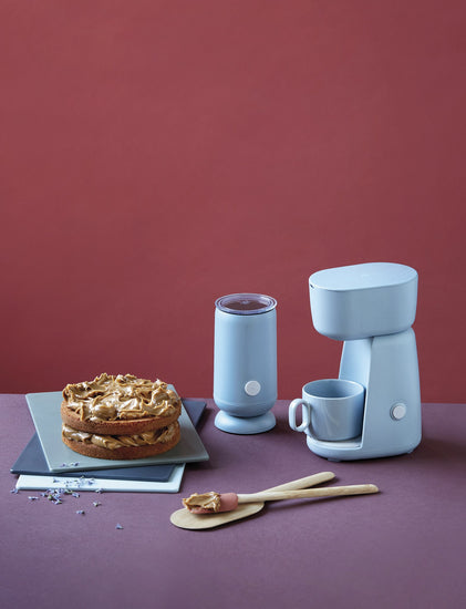 Rig-Tig by Stelton Foodie Milk Frother - Milk Frothers Teflon Dusty Blue - Z00607-2